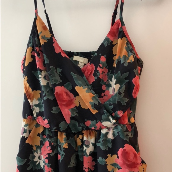 Lush Floral Dress with Pockets - Picture 2 of 4